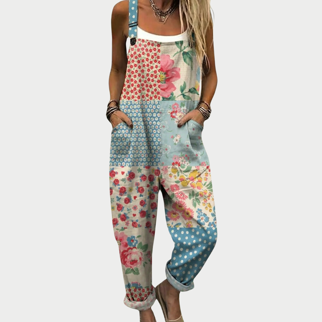 Nora | Multicolour Dungarees