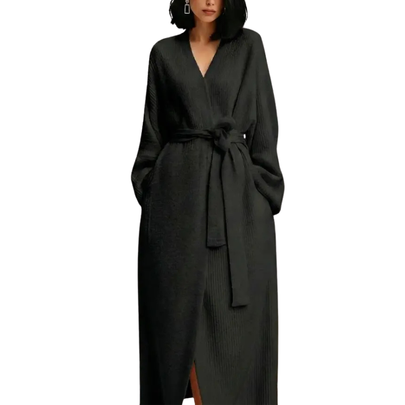NIMFA™ – Elegant Thickened Fleece Wrap Loungewear
