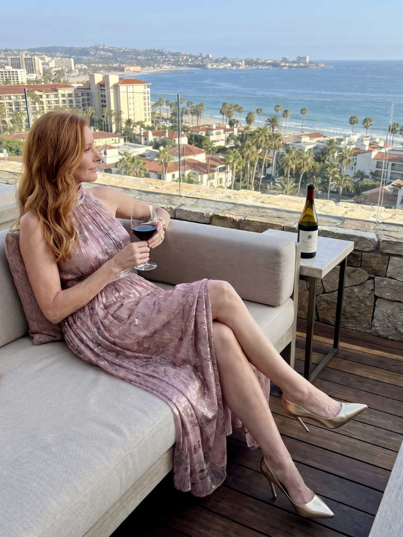 Imelda | Textured Finish Sleeveless Midi Dress
