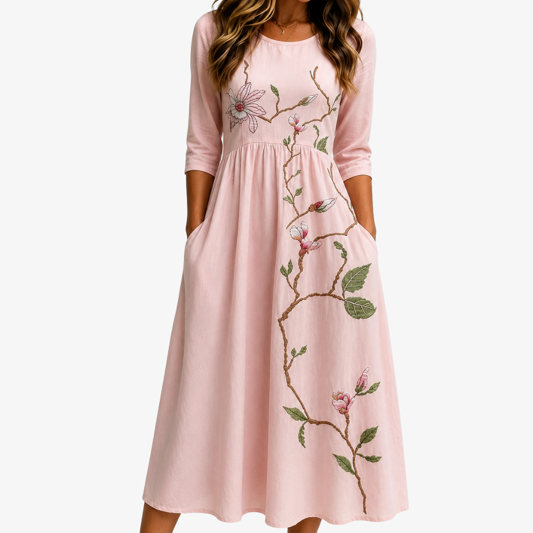 Jemima | Floral Midi Dress