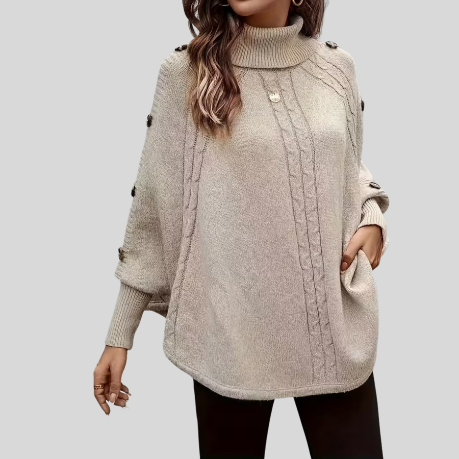 Norelle | High Neck Cable Knit Jumper
