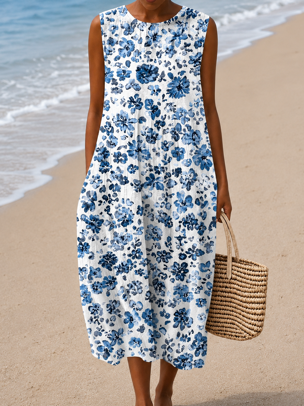 Patricia | Blossom Sleeveless Summer Dress