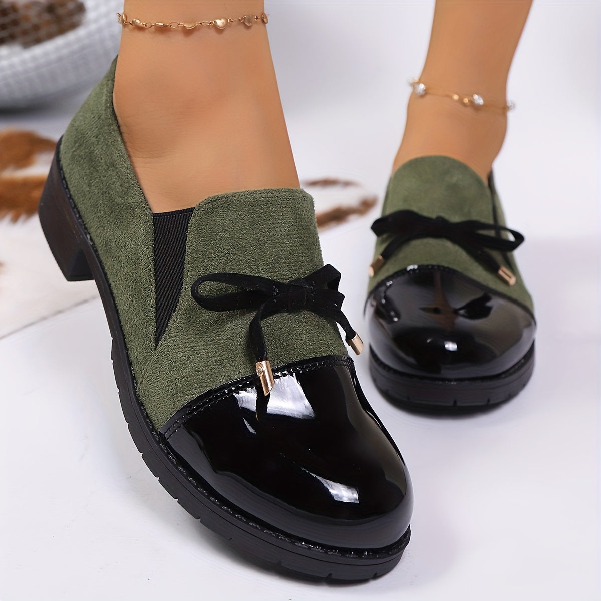 Juliet | Patent Toe Loafers
