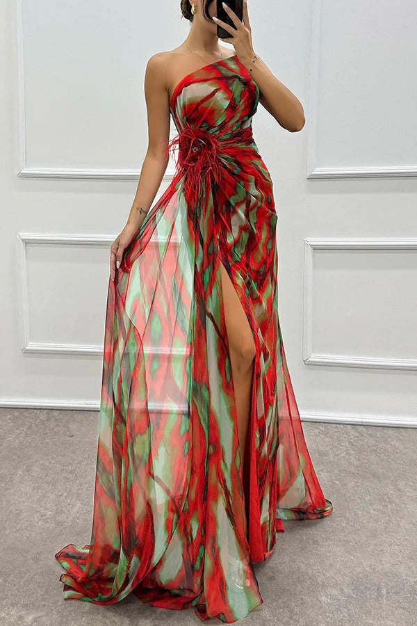 Hermione | Vibrant Draped Dress