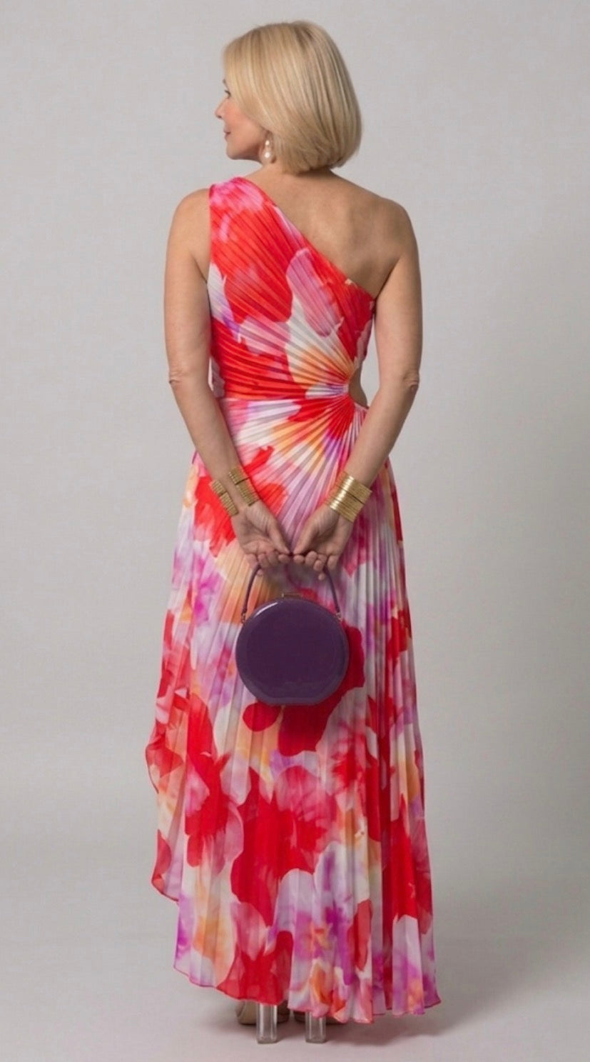 Yvaine | Pleated One Shoulder Dress