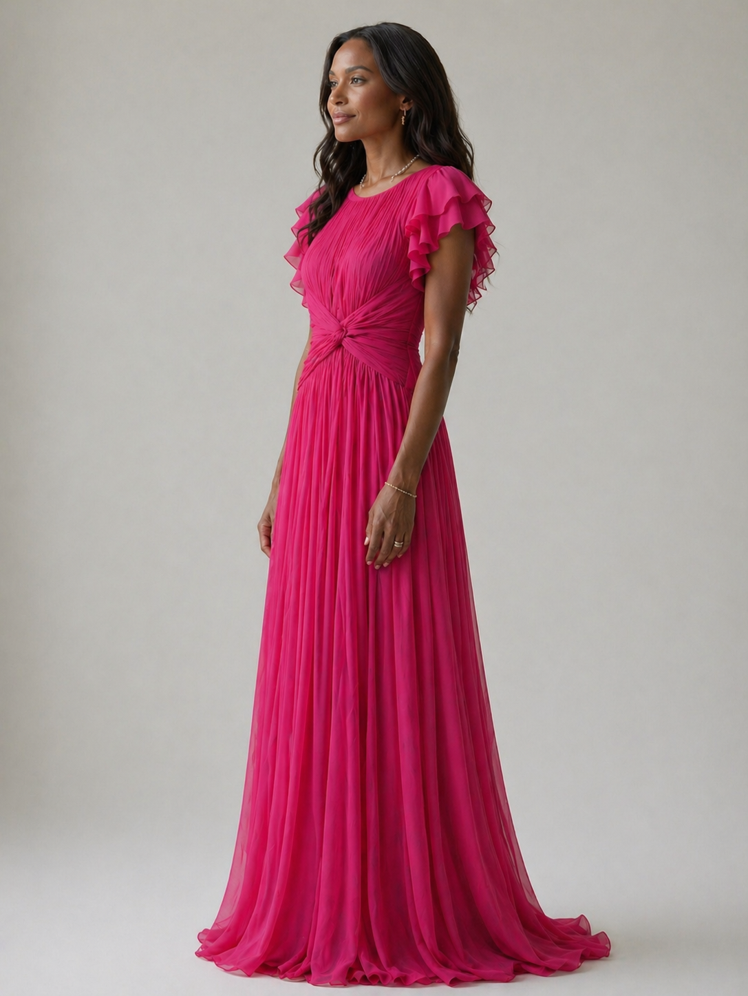 Ginevra | Pleated Evening Dress