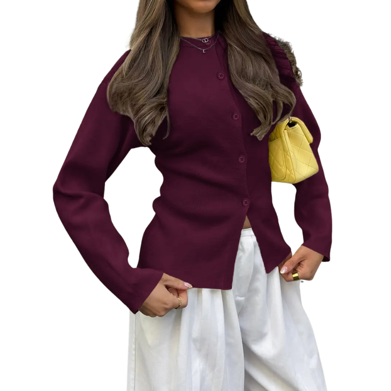 RAIKA™ – Contemporary Long Sleeve Cardigan