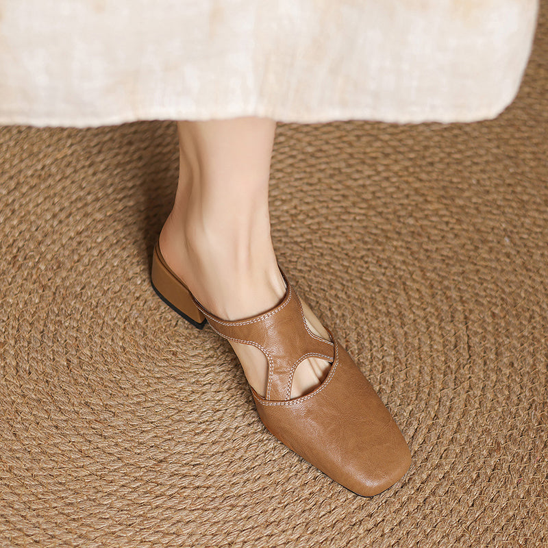Dessa | Leather Mules