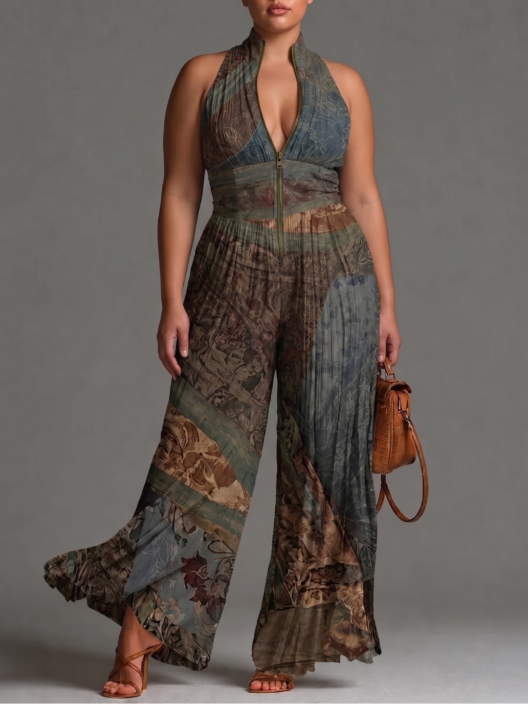 Laura | Elegant Pleated Jumpsuit