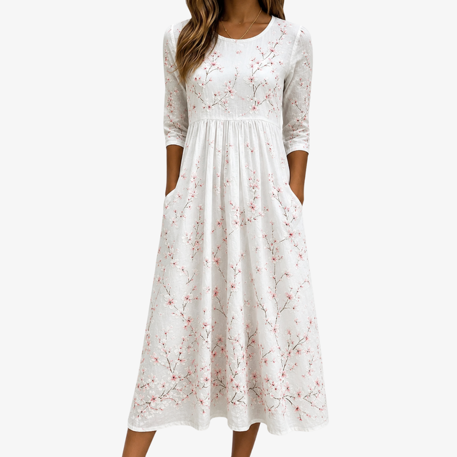 Minnie | Floral Midi Dress