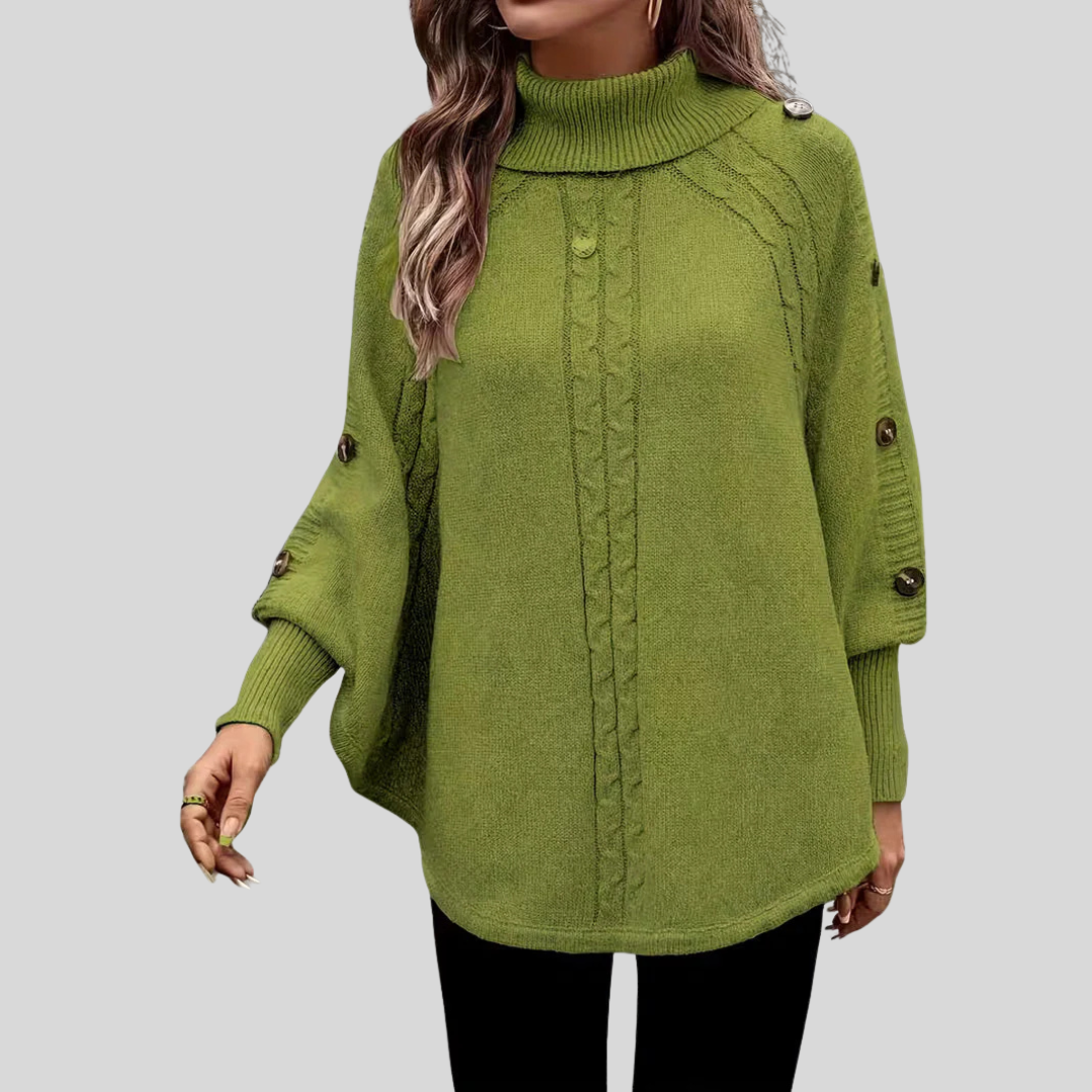 Norelle | High Neck Cable Knit Jumper