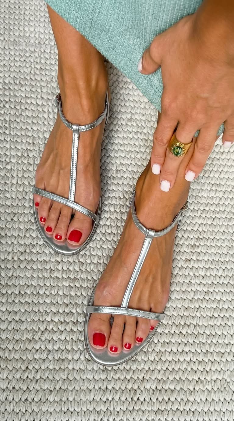 Rosalba — Gold Spring Sandals
