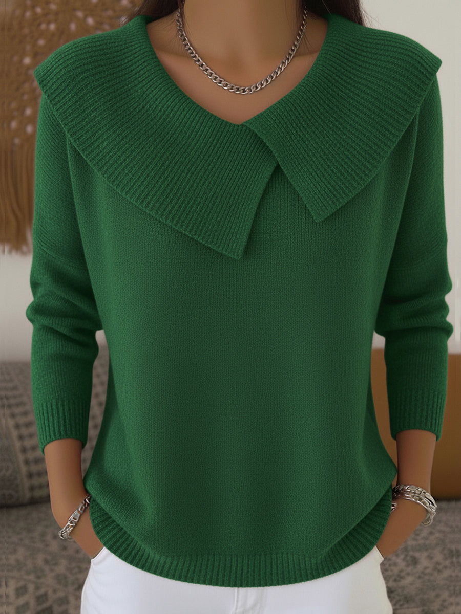 Sunnora | Warm Jumper with Soft Collar