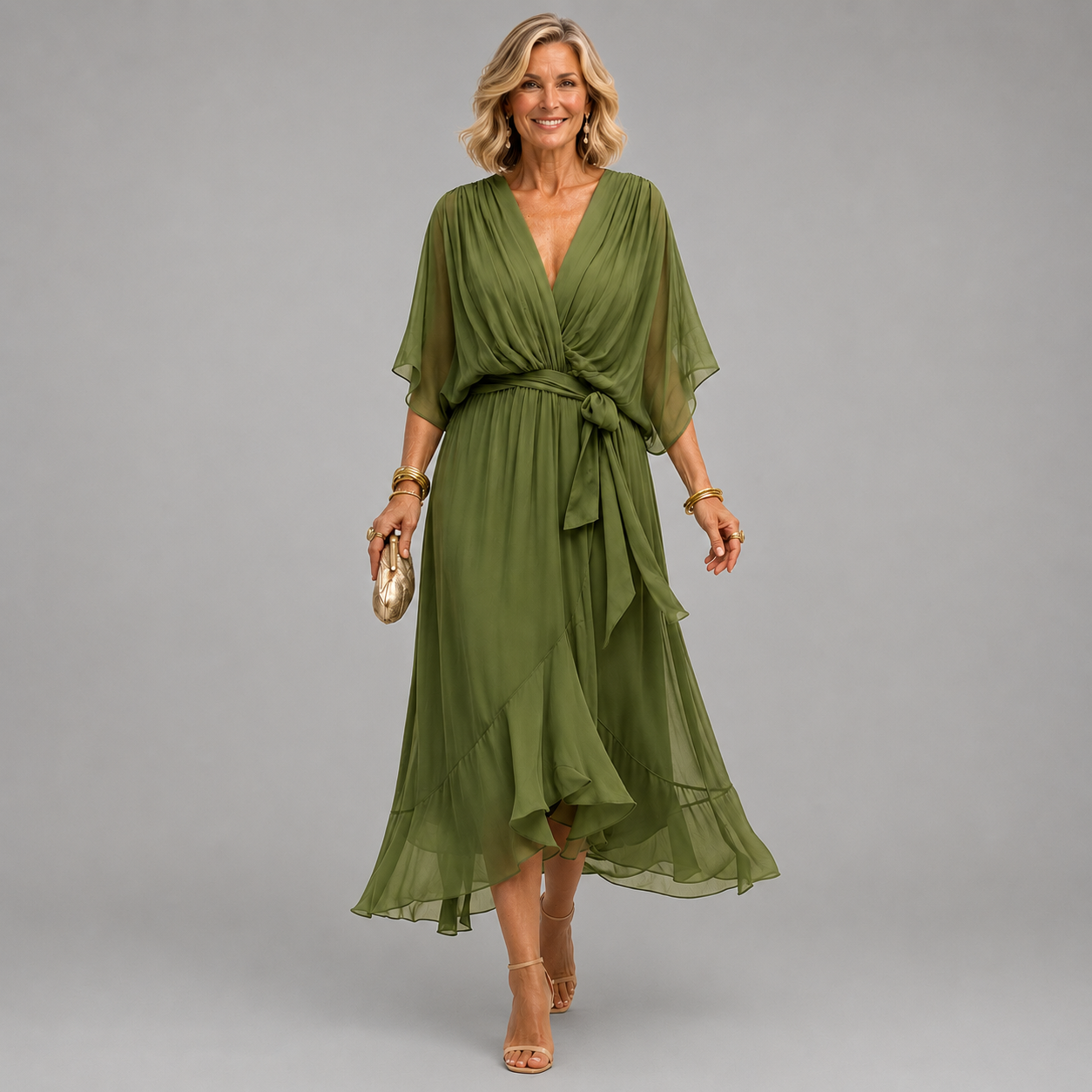 Mona | V Neck Dress