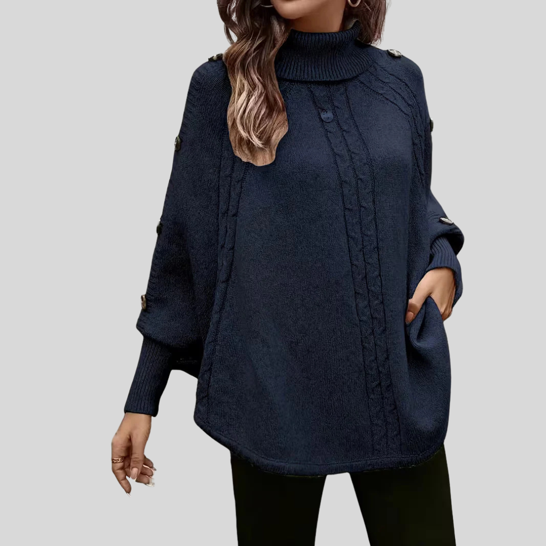 Norelle | High Neck Cable Knit Jumper