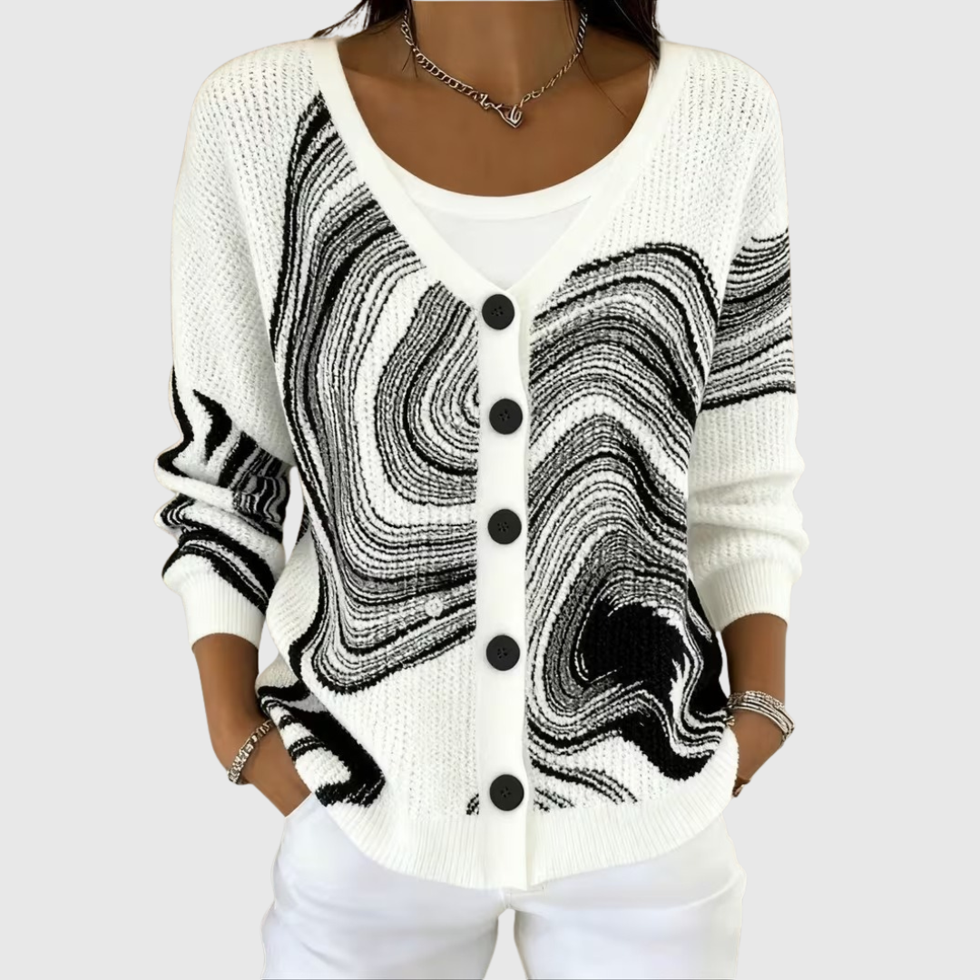 Emilia | Button-Front Knit Jacket