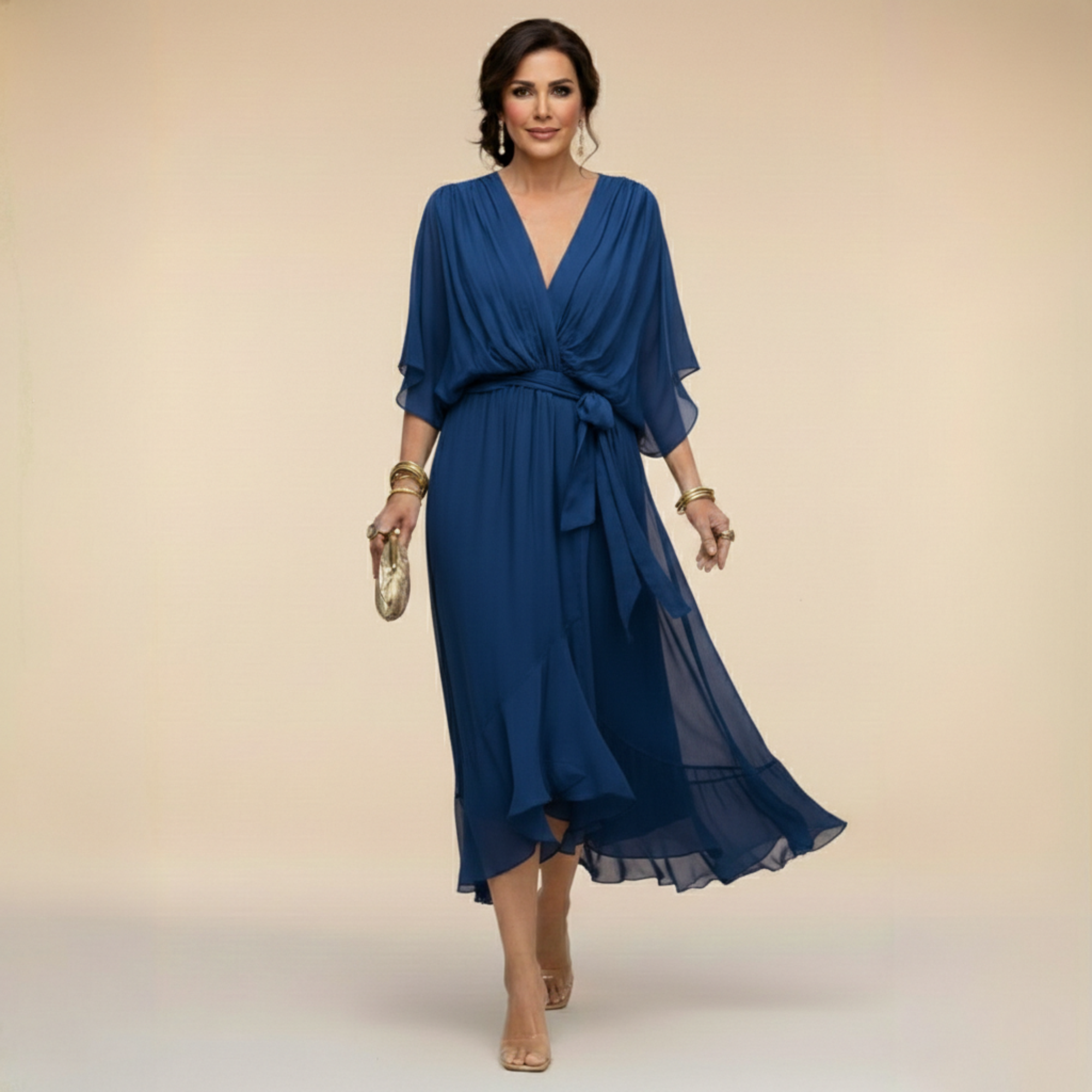 Mona | V Neck Dress