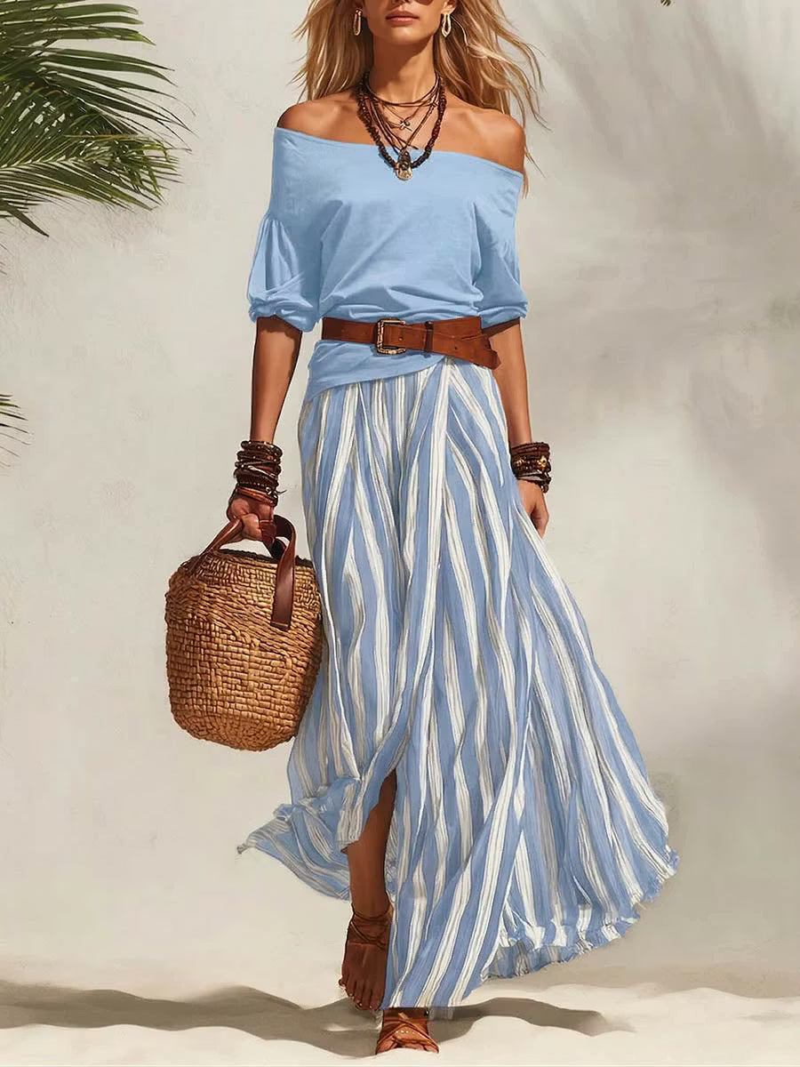 Cleo | Off Shoulder Two Piece Set
