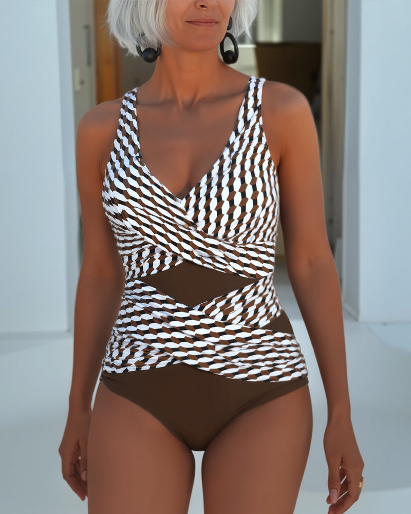 Serena — Crossed Resort Swimsuit