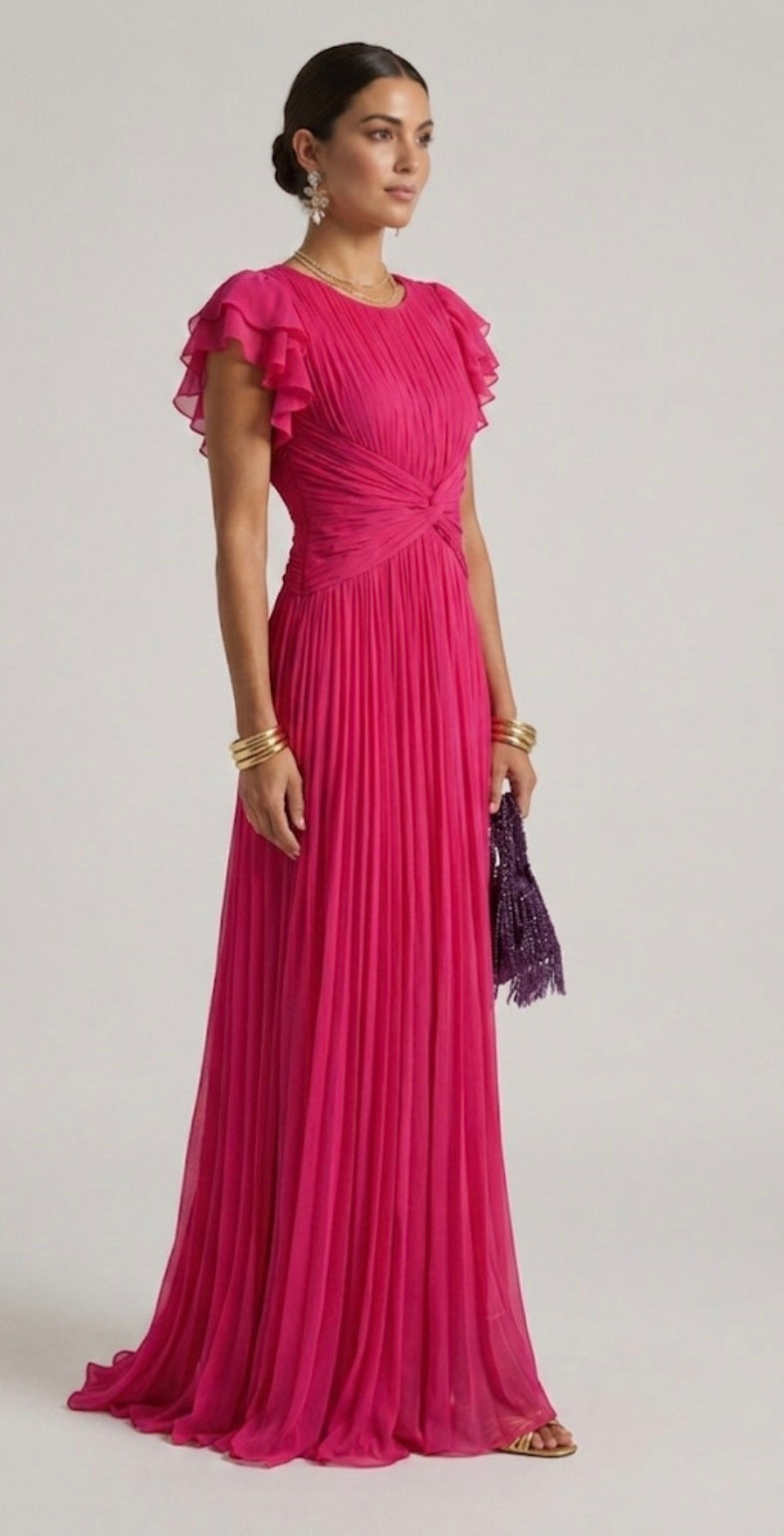 Ginevra | Pleated Evening Dress