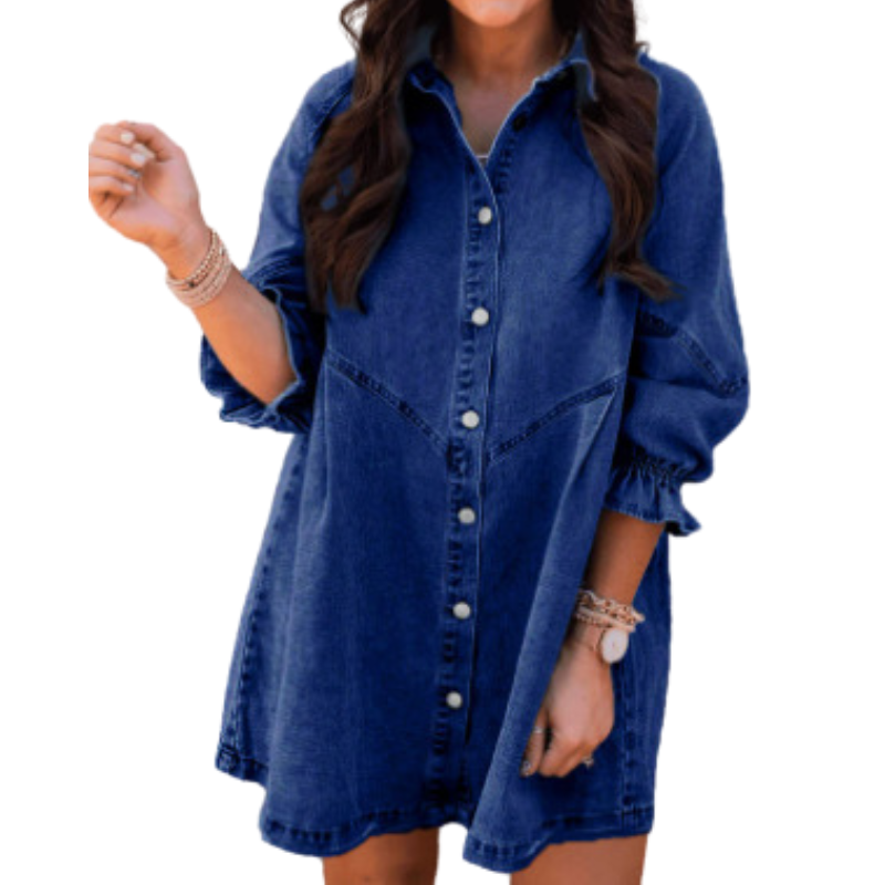 RENEE™ – Stylish Puff Sleeve Mini Dress