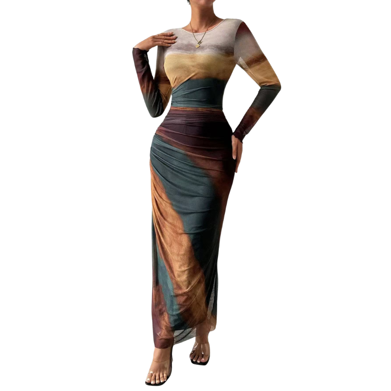 Chastity™ – Stylish Leopard Ruched Bodycon Dress