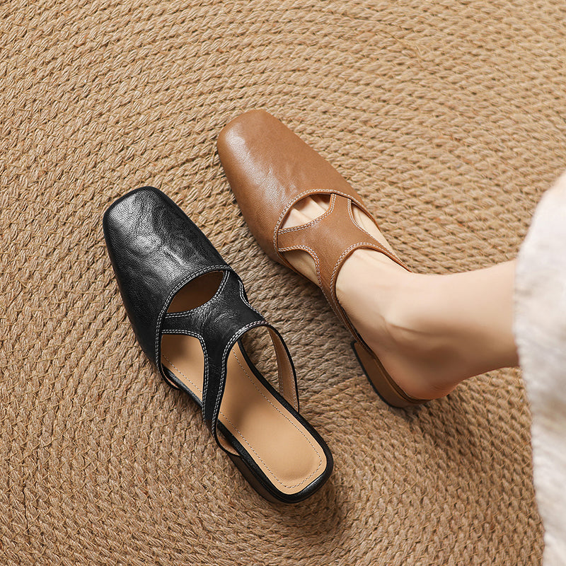 Dessa | Leather Mules