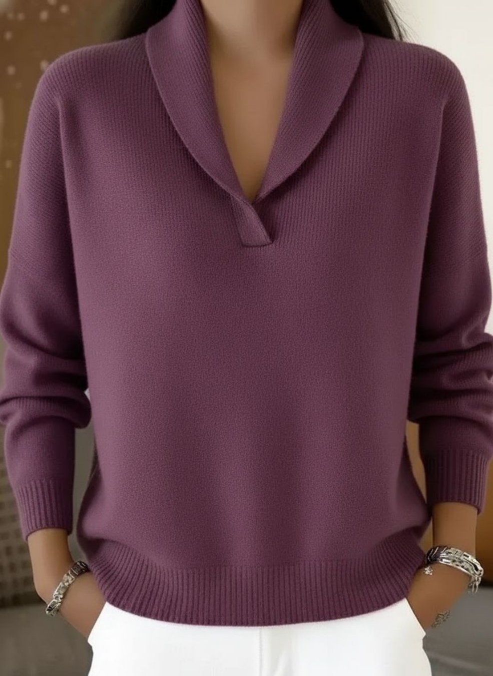 Antonine | V Neck Jumper