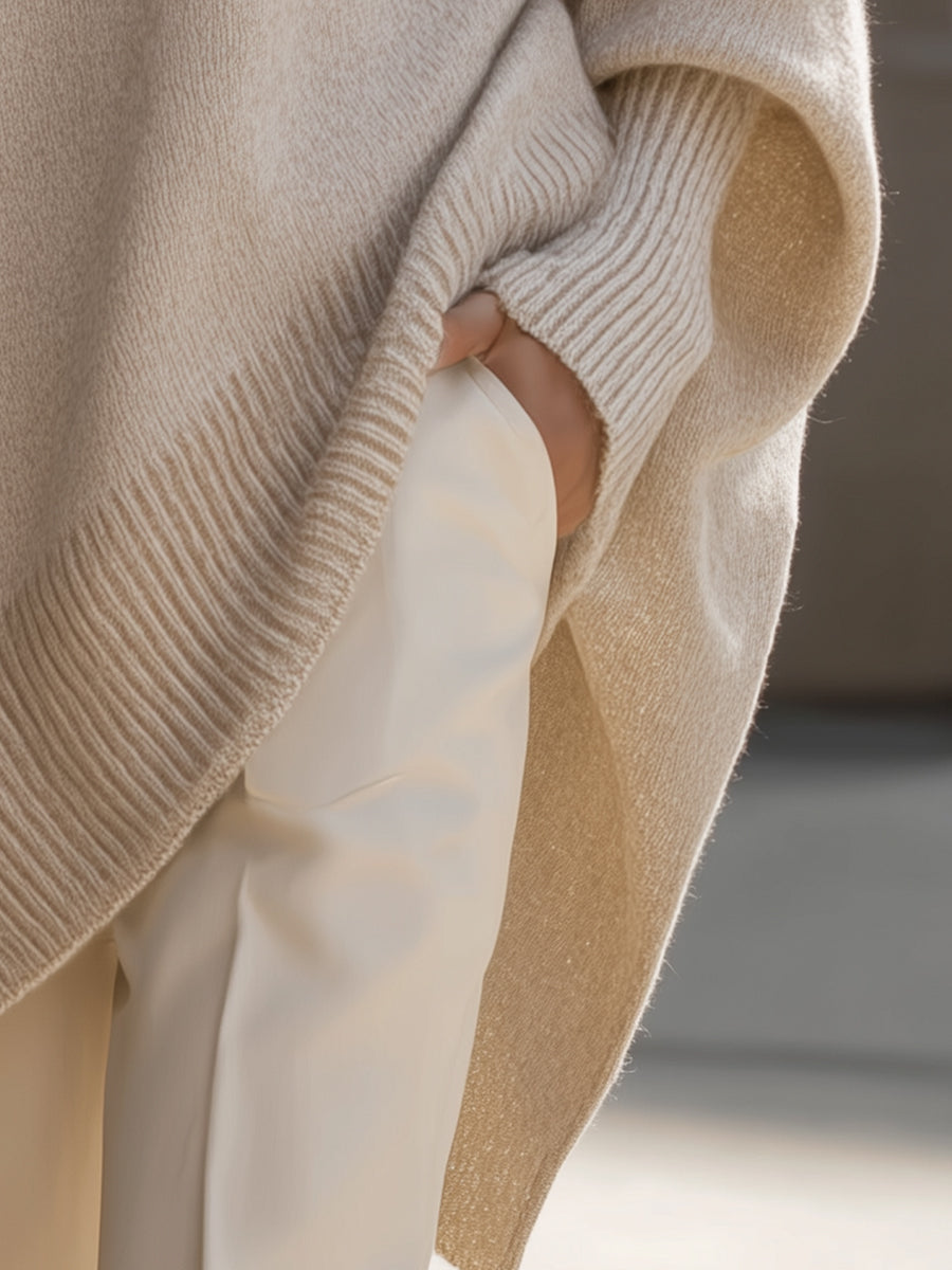 Wanwen | Drop Shoulder Knit Jumper