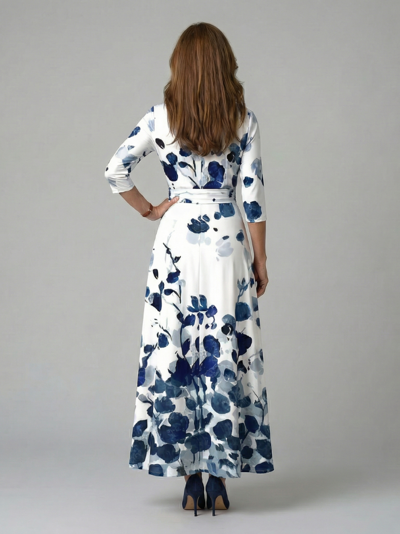 Morwenna | Floral Wrap Maxi Dress