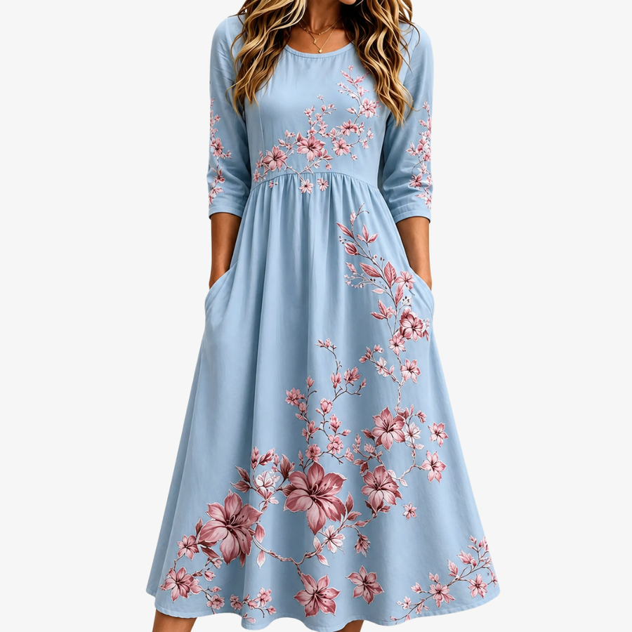 Posy | Floral Midi Dress