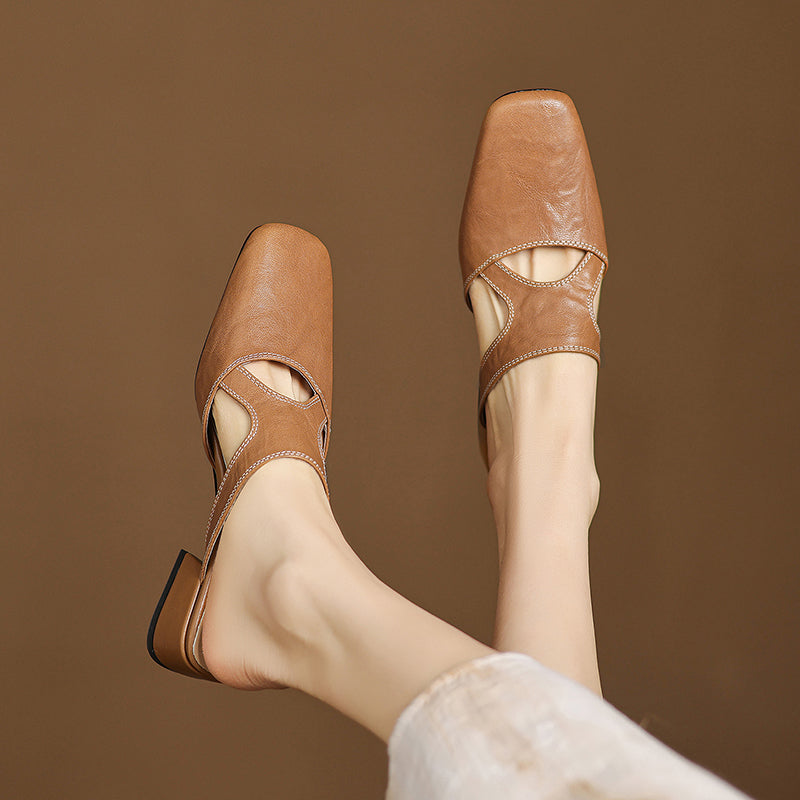 Dessa | Leather Mules