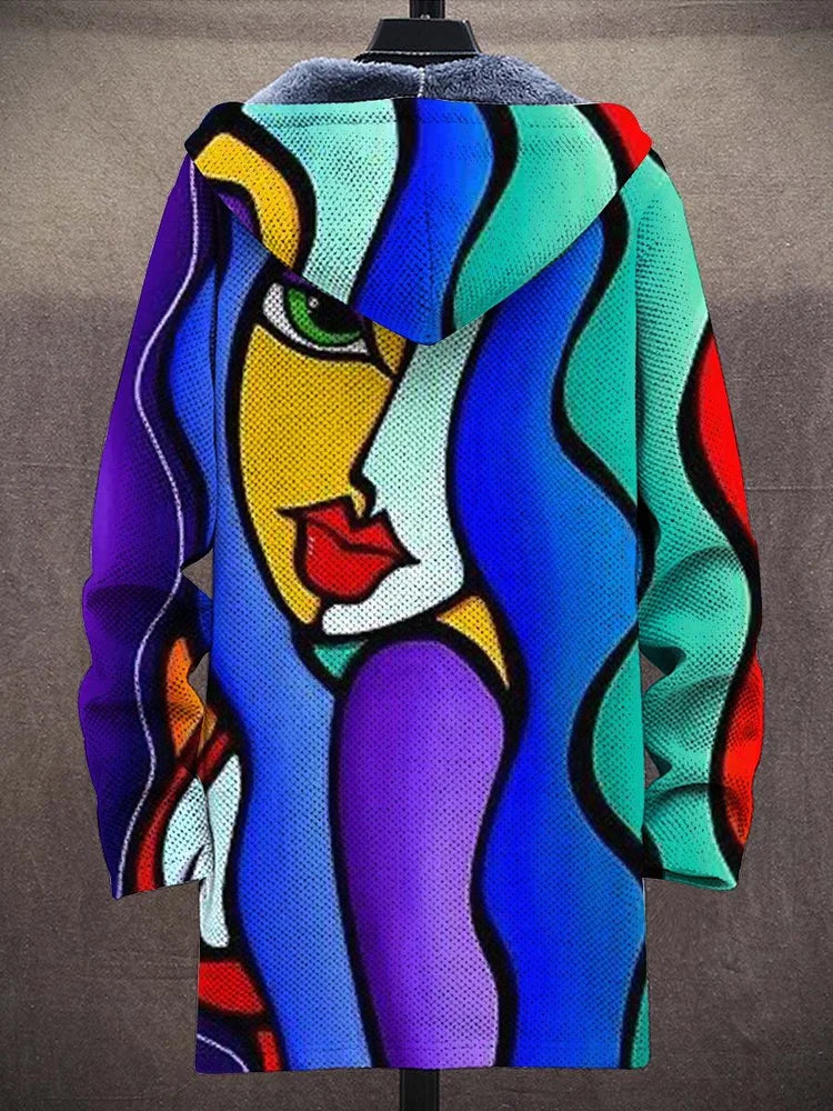 Maribel | Printed Hooded Cardigan