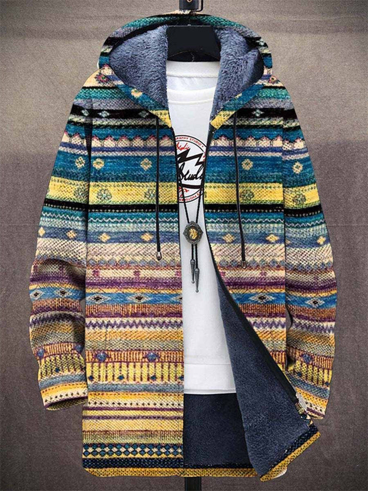 Marigold | Printed Hooded Cardigan