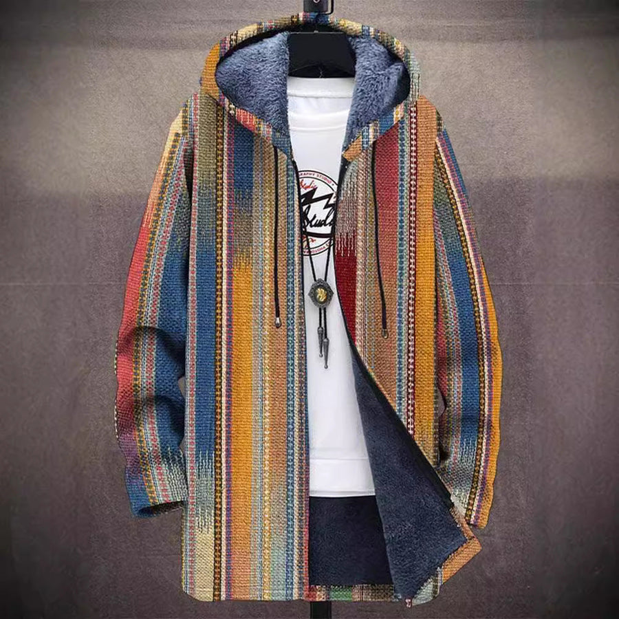 Marigold | Printed Hooded Cardigan