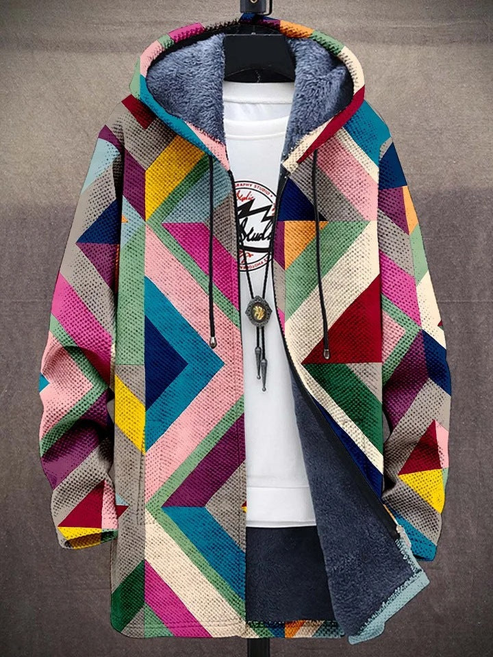 Vivienne | Printed Hooded Cardigan
