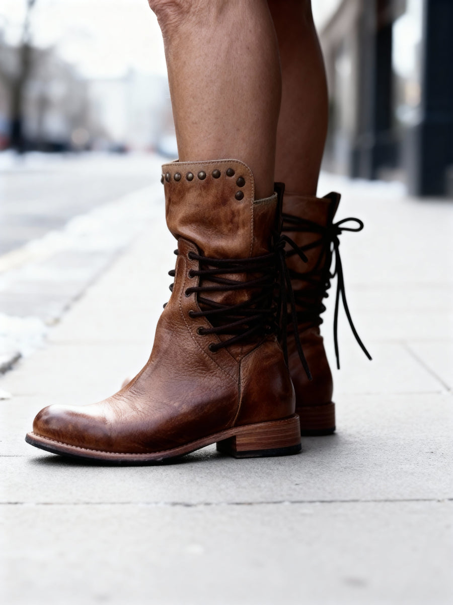 ODETTE | FASHION WINTER LOW-HEEL BOOTS