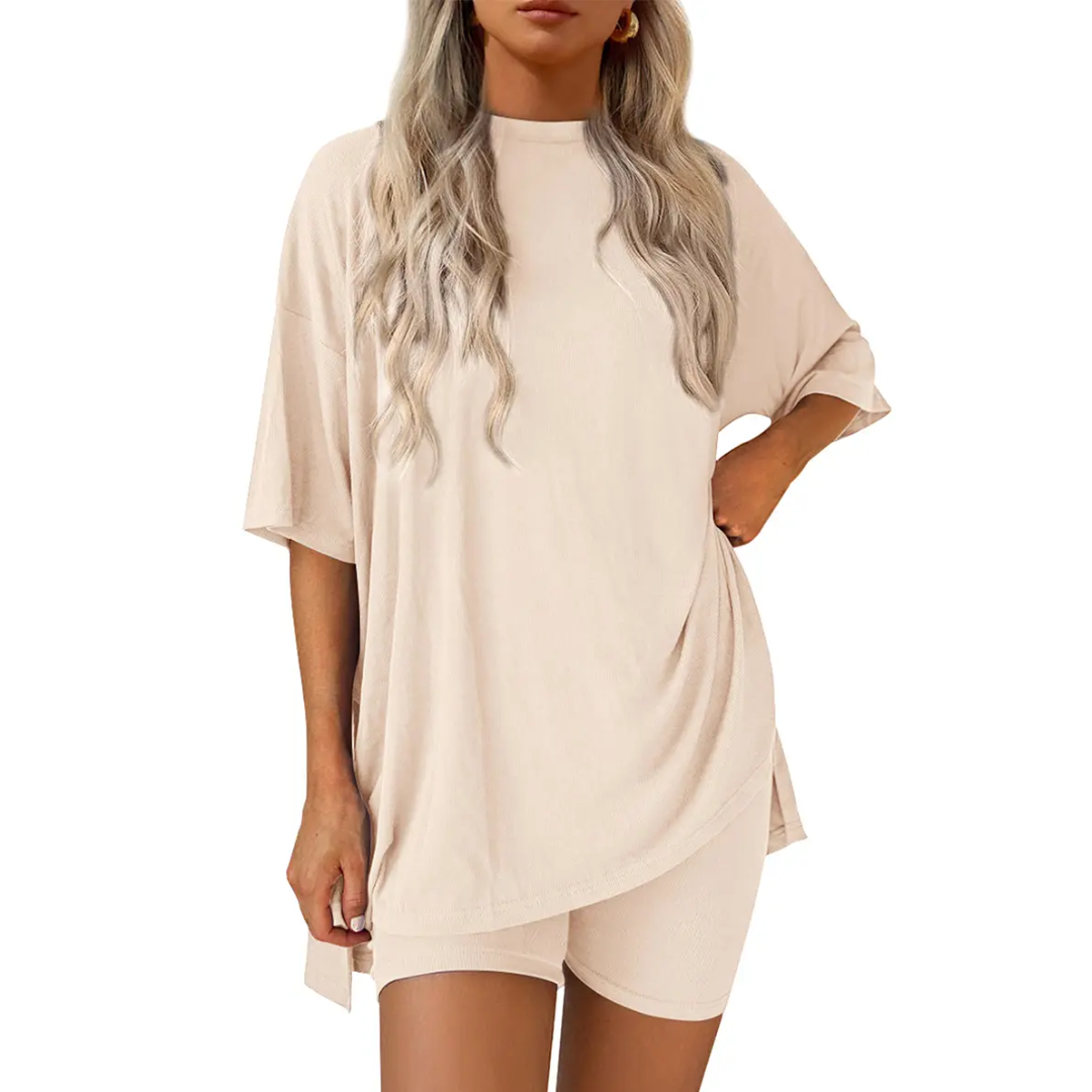 HALSEY™ – Relaxed Solid Lounge Two-Piece Set