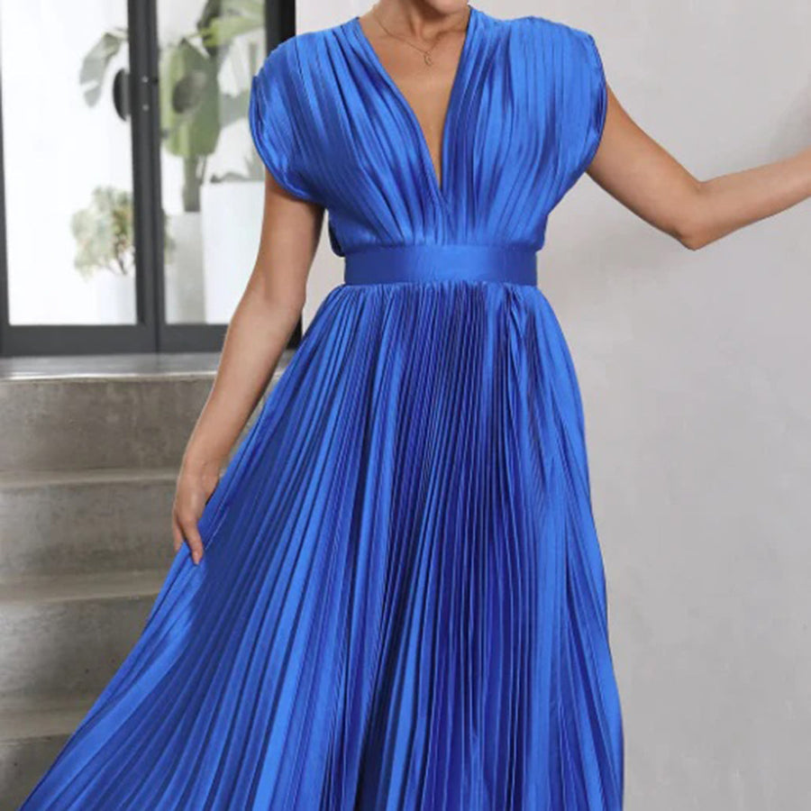 Philippa | Timeless Pleated Midi Dress