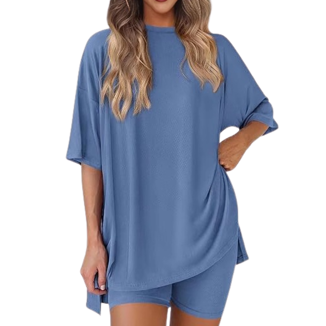 LENNIE™ – Soft Solid Lounge Short Set
