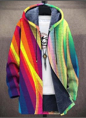 Rosalind | Cat Print Hooded Cardigan