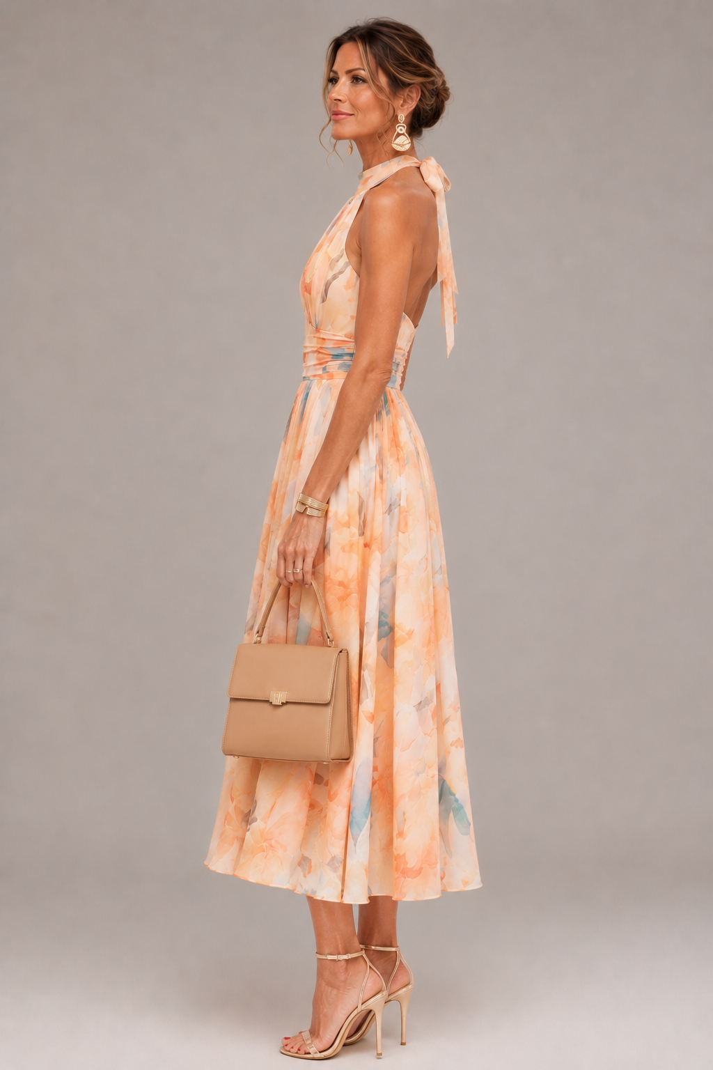 Aurore | Halter Maxi Dress