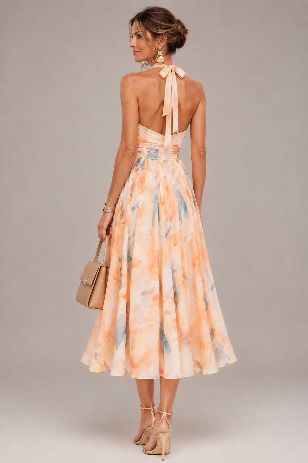 Aurore | Halter Maxi Dress