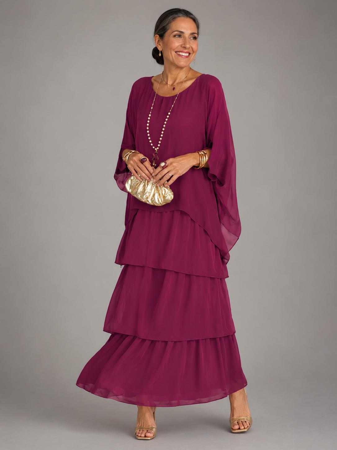 Elspeth | Elegant Flowy Maxi Dress