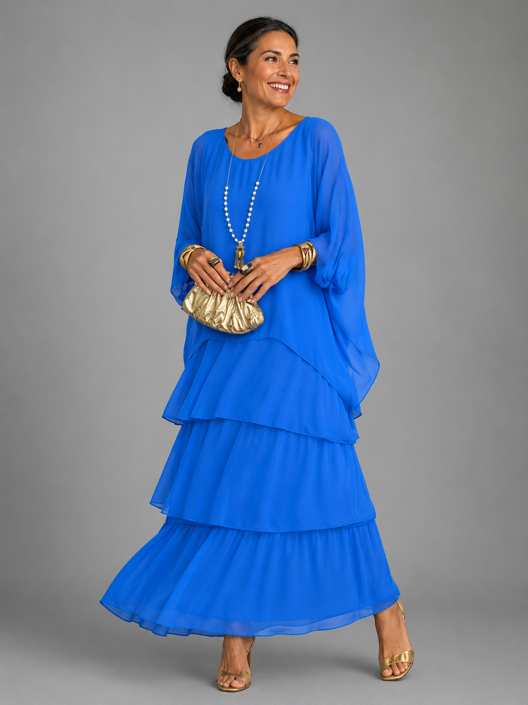 Elspeth | Elegant Flowy Maxi Dress