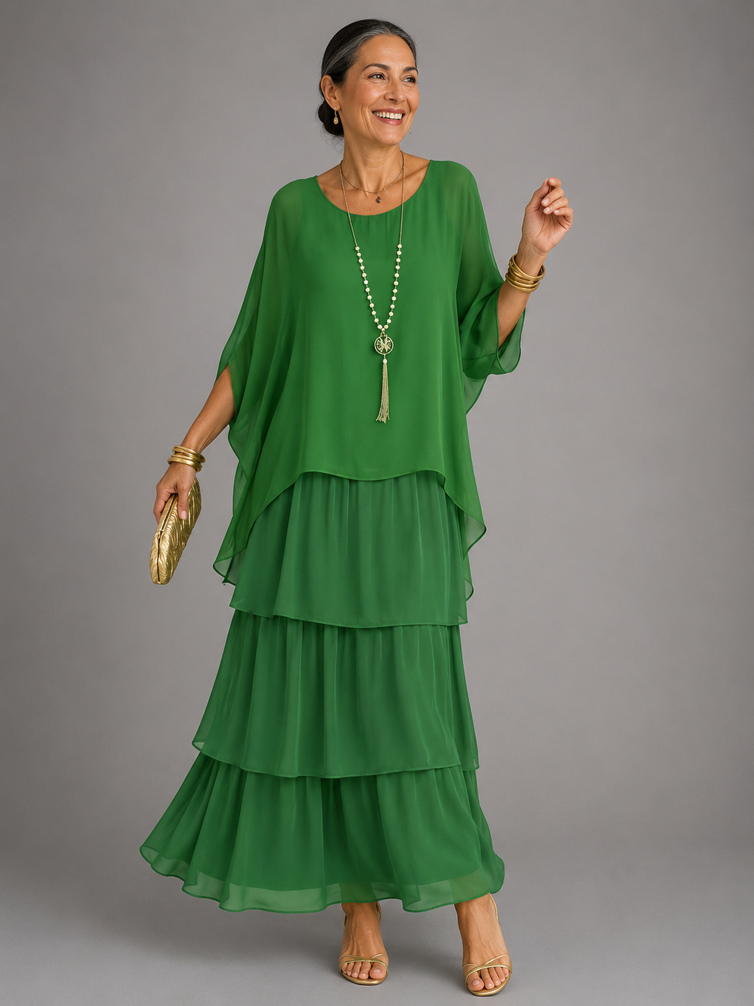 Elspeth | Elegant Flowy Maxi Dress