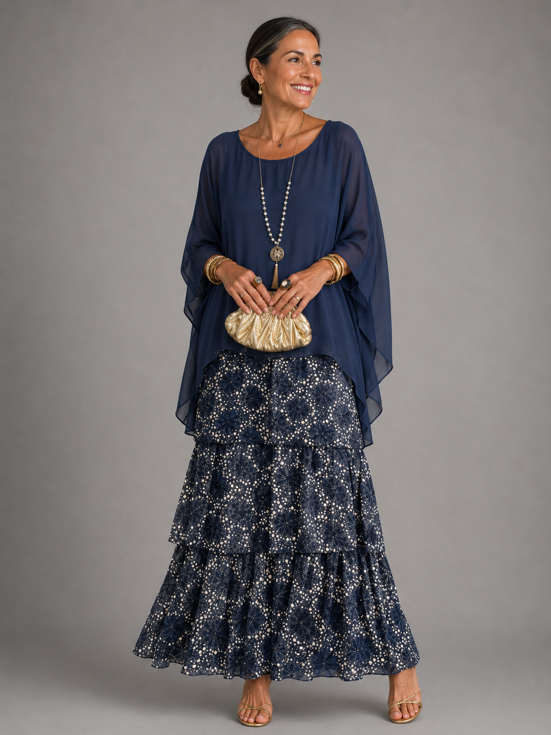 Elspeth | Elegant Flowy Maxi Dress