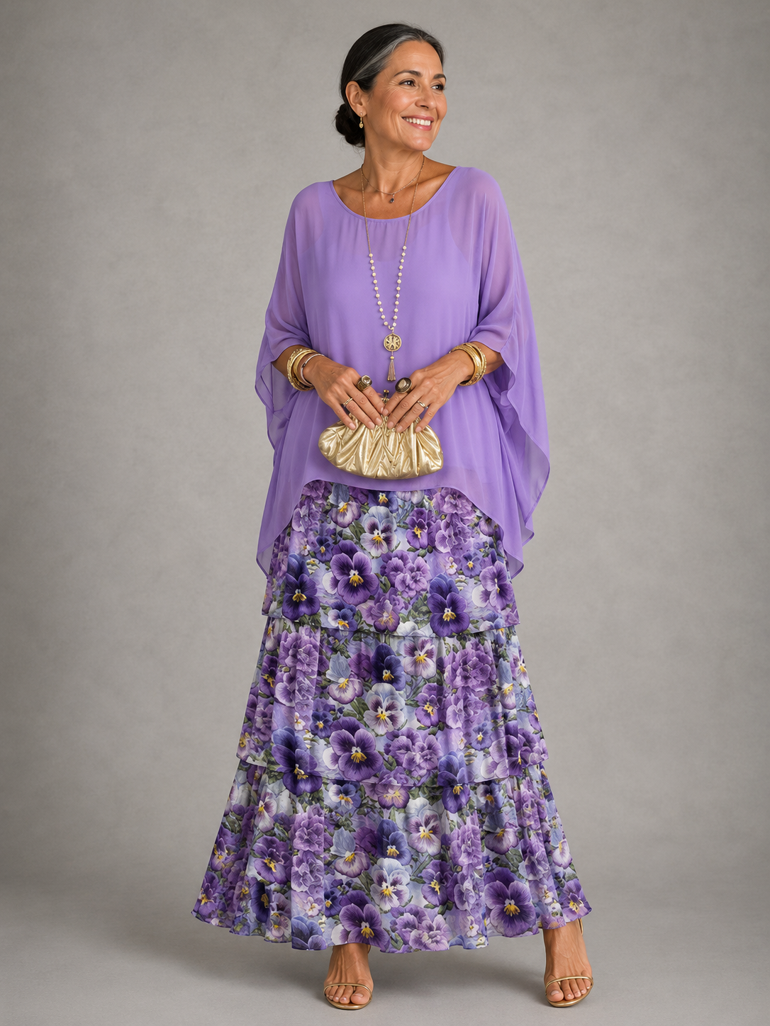 Elspeth | Elegant Flowy Maxi Dress