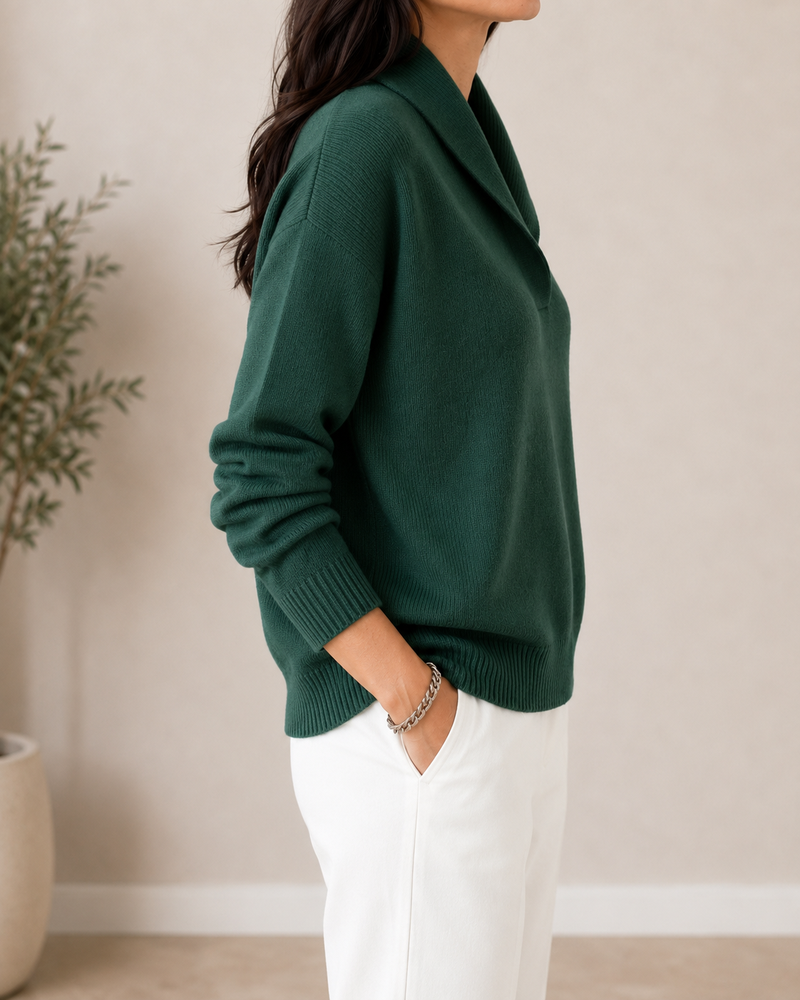 Elaine | Soft V-Neck Jumper
