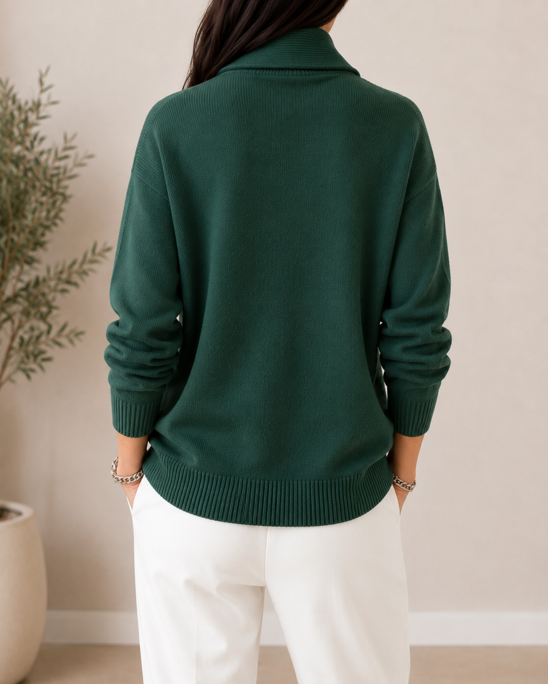 Elaine | Soft V-Neck Jumper